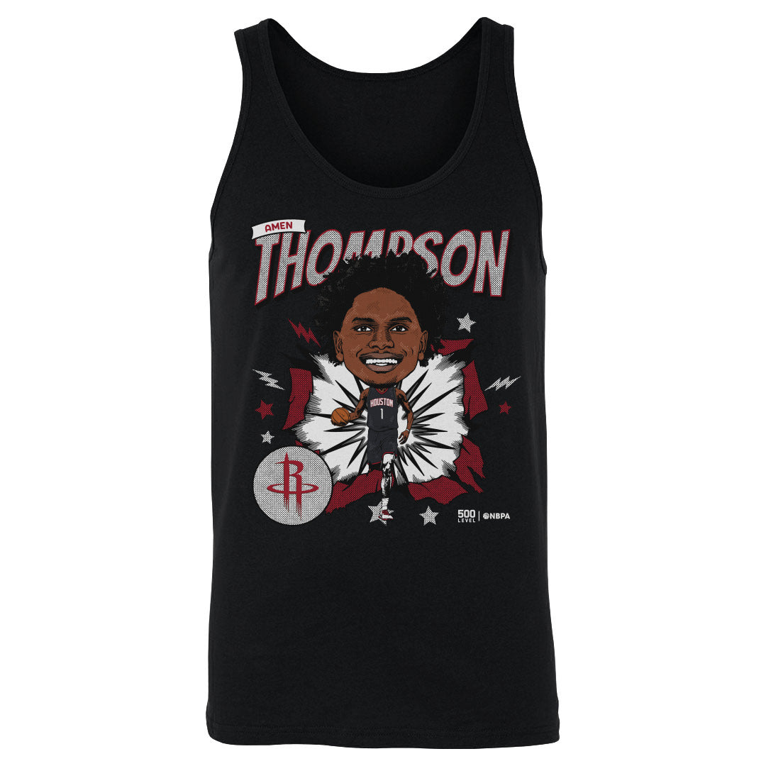 Amen Thompson Houston Rockets Caricature WHT