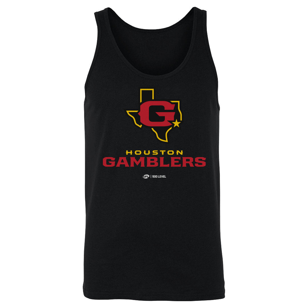 Houston Gamblers Primary Logo WHT