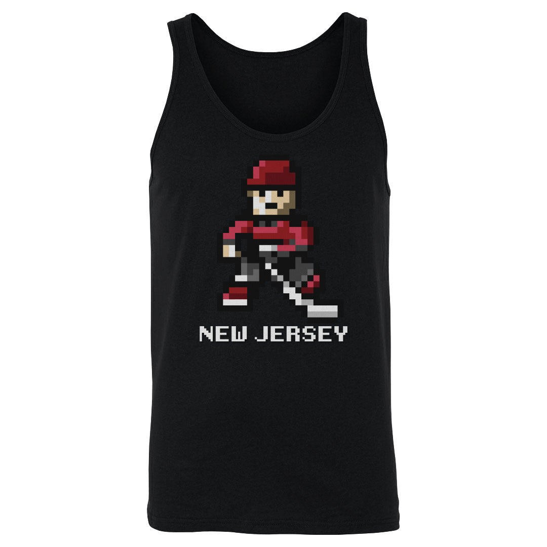 New Jersey Hockey 8-bit WHT