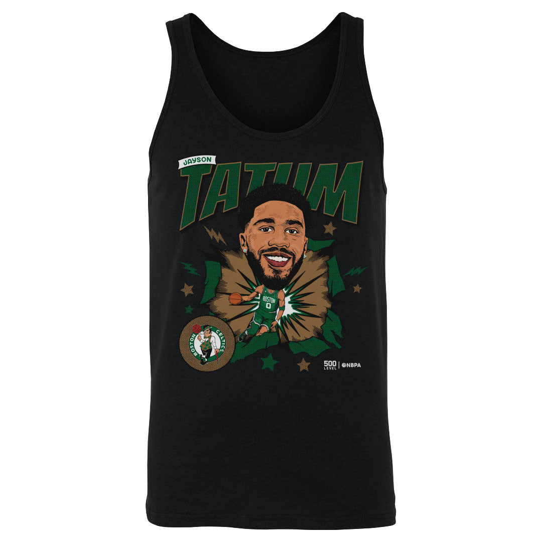 Jayson Tatum Boston Celtics Caricature WHT
