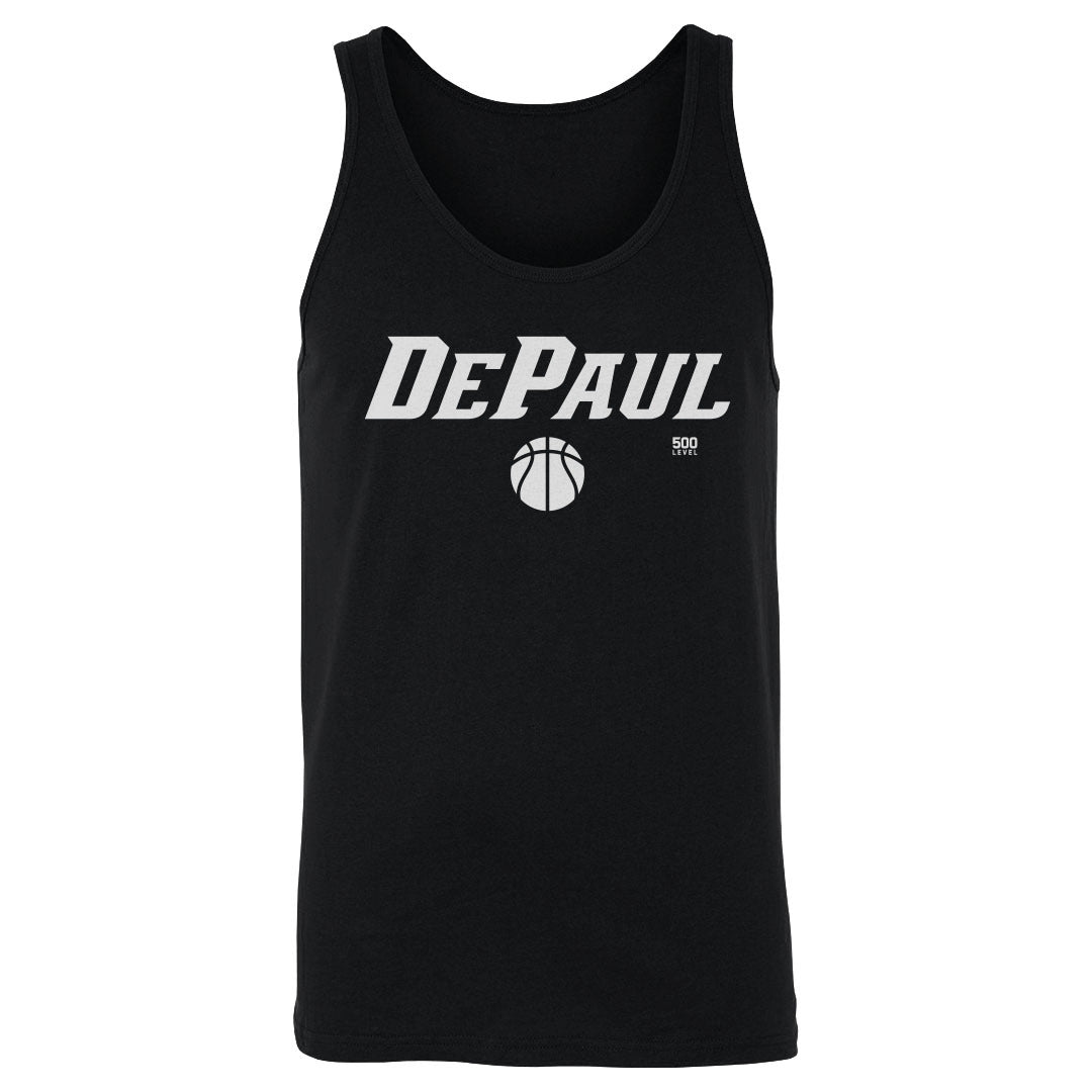DePaul Blue Demons Basketball Minimalist WHT