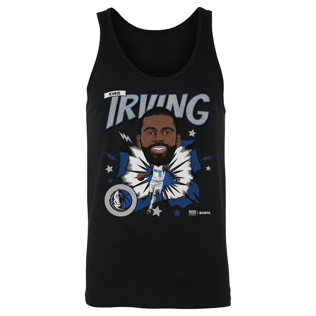 Kyrie Irving Dallas Mavericks Caricature WHT