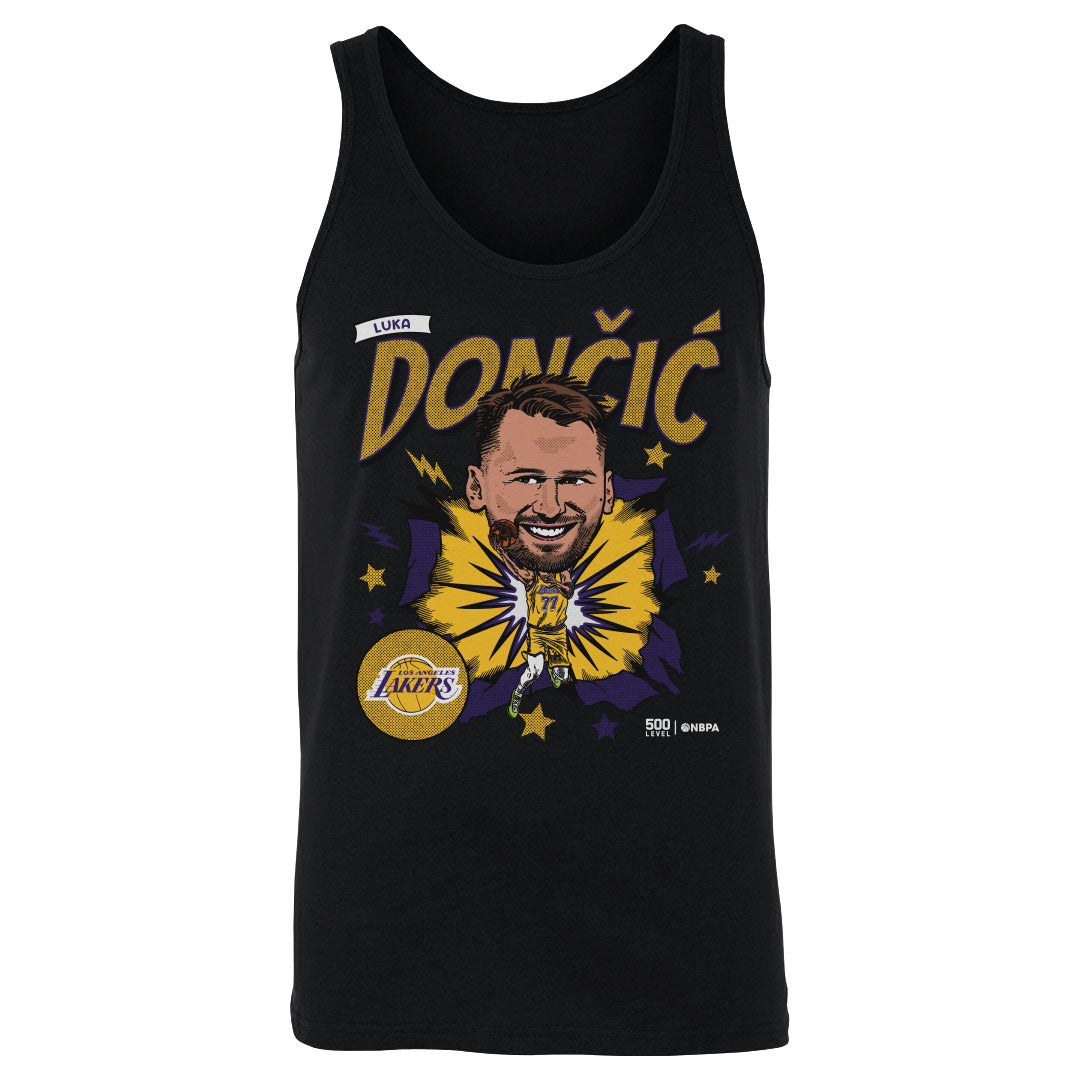 Luka Doncic Los Angeles Lakers Caricature WHT