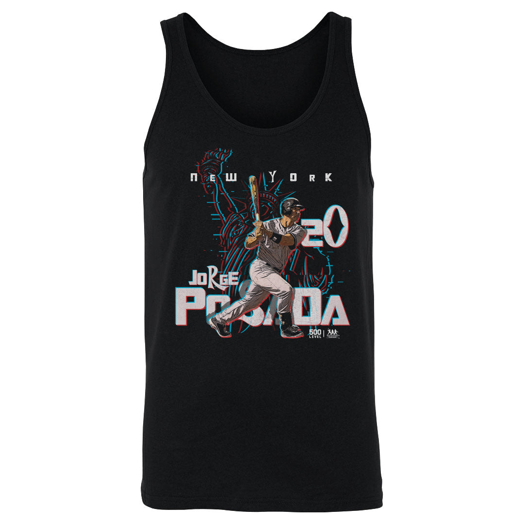 Jorge Posada New York Y 3D Graphic WHT