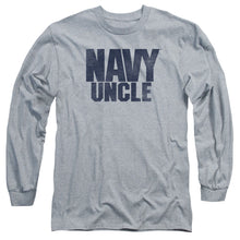 Load image into Gallery viewer, Navy Uncle Mens Long Sleeve Shirt Athletic Heather