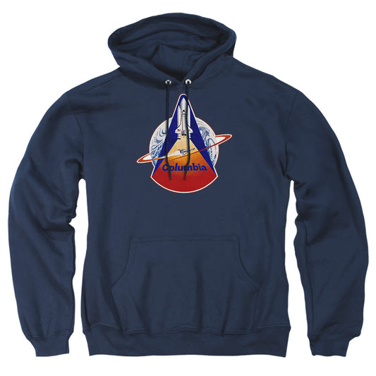 Nasa Sts 1 Mission Patch Mens Hoodie Navy