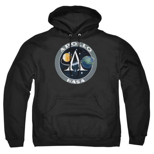 Nasa Apollo Mission Patch Mens Hoodie Black