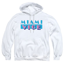 Load image into Gallery viewer, Miami Vice Logo Mens Hoodie White