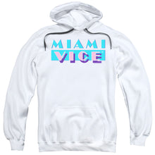 Load image into Gallery viewer, Miami Vice Logo Mens Hoodie White