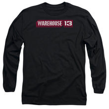 Load image into Gallery viewer, Warehouse 13 Logo Mens Long Sleeve Shirt Black