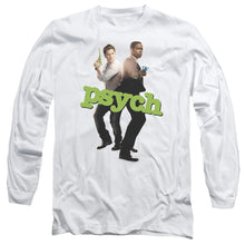 Load image into Gallery viewer, Psych Hands Up Mens Long Sleeve Shirt White