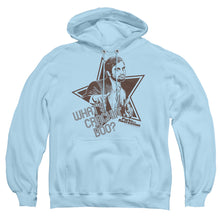 Load image into Gallery viewer, Parks And Rec Whats Crackin Boo Mens Hoodie Light Blue
