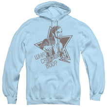Load image into Gallery viewer, Parks And Rec Whats Crackin Boo Mens Hoodie Light Blue