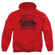 Load image into Gallery viewer, Knight Rider Kitt Happens Mens Hoodie Red
