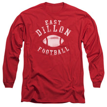 Load image into Gallery viewer, Friday Night Lights East Dillon Football Mens Long Sleeve Shirt Red Officially Licensed