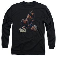 Load image into Gallery viewer, Xena In Control Mens Long Sleeve Shirt Black