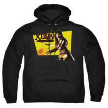 Load image into Gallery viewer, Xena Cut Up Mens Hoodie Black