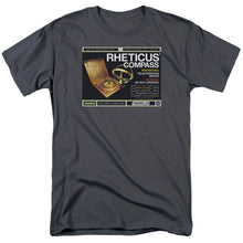 Load image into Gallery viewer, Warehouse 13 Rheticus Compass Mens T Shirt Charcoal