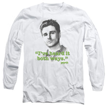 Load image into Gallery viewer, Psych Both Ways Mens Long Sleeve Shirt White