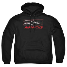 Load image into Gallery viewer, Airwolf Grid Mens Hoodie Black