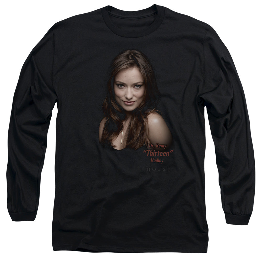 House Thirteen Mens Long Sleeve Shirt Black Officially Licensed