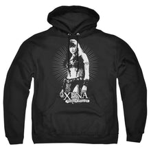 Load image into Gallery viewer, Xena Dont Mess With Me Mens Hoodie Black