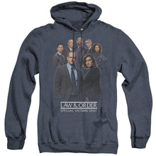 Load image into Gallery viewer, Law And Order Svu Team Heather Mens Hoodie Navy