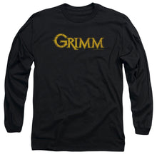 Load image into Gallery viewer, Grimm Logo Mens Long Sleeve Shirt Black Officially Licensed