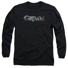 Load image into Gallery viewer, Grimm Bloody Logo Mens Long Sleeve Shirt Black Black