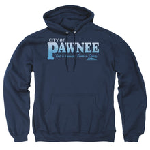 Load image into Gallery viewer, Parks And Rec Pawnee Mens Hoodie Navy