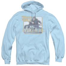 Load image into Gallery viewer, Knight Rider Back Seat Mens Hoodie Light Blue