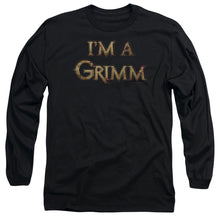 Load image into Gallery viewer, Grimm Im A Grimm Mens Long Sleeve Shirt Black Black
