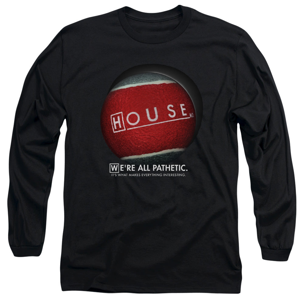 House The Ball Mens Long Sleeve Shirt Black Officially Licensed