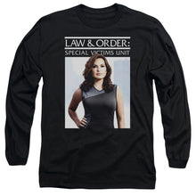 Load image into Gallery viewer, Law And Order Svu Behind Closed Doors Mens Long Sleeve Shirt Black Officially Licensed