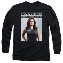 Load image into Gallery viewer, Law And Order Svu Behind Closed Doors Mens Long Sleeve Shirt Black Officially Licensed