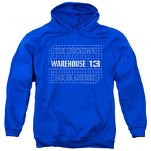 Load image into Gallery viewer, Warehouse 13 Blueprint Logo Mens Hoodie Royal Blue