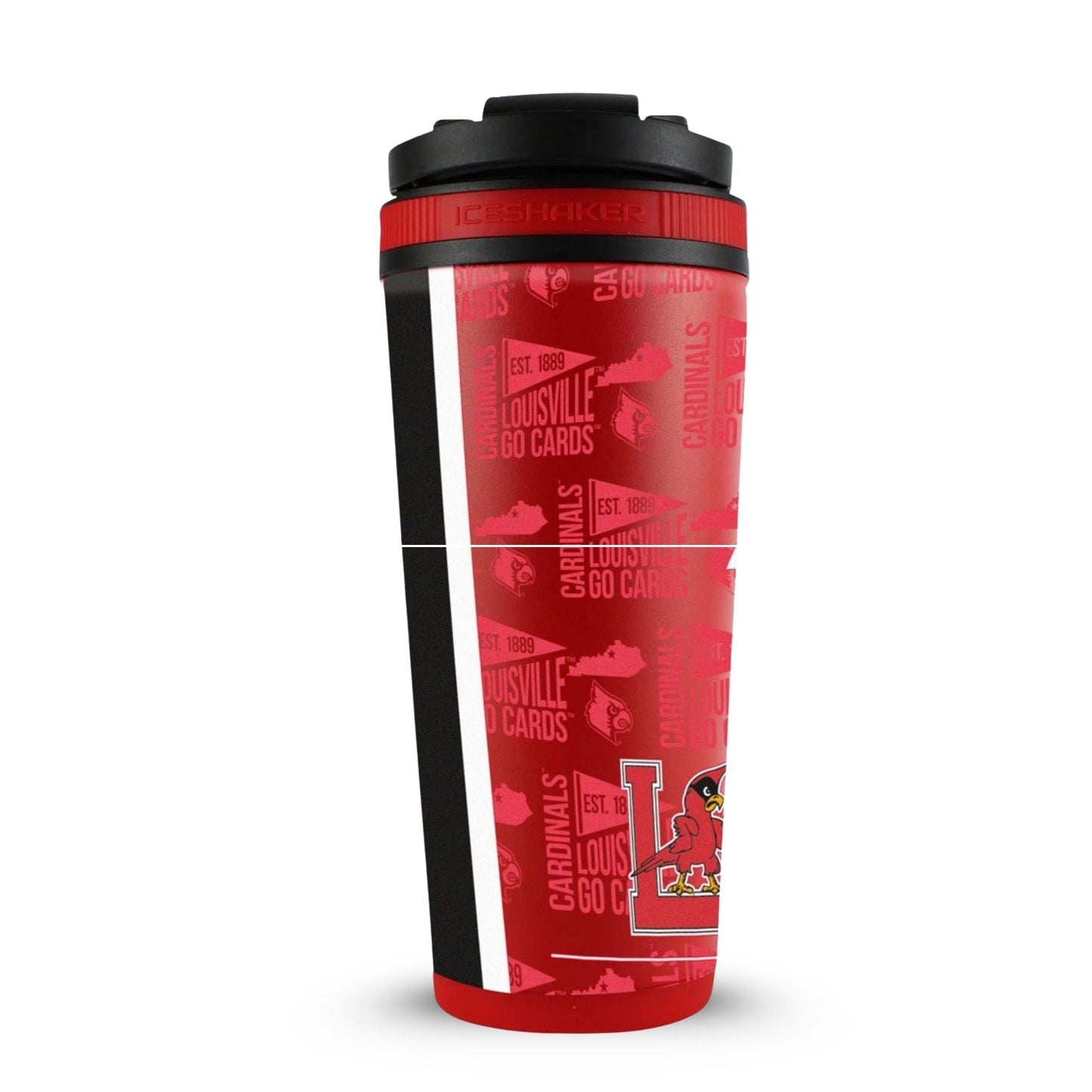 University of Louisville 26oz Ice Shaker Cup Officially Licensed