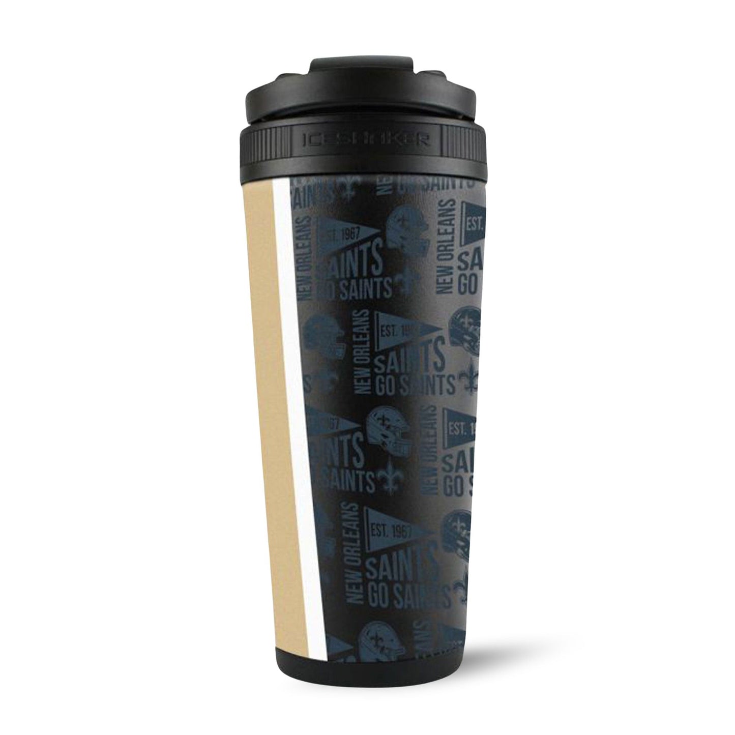 New Orleans Saints 26oz Ice Shaker Cup Officially Licensed