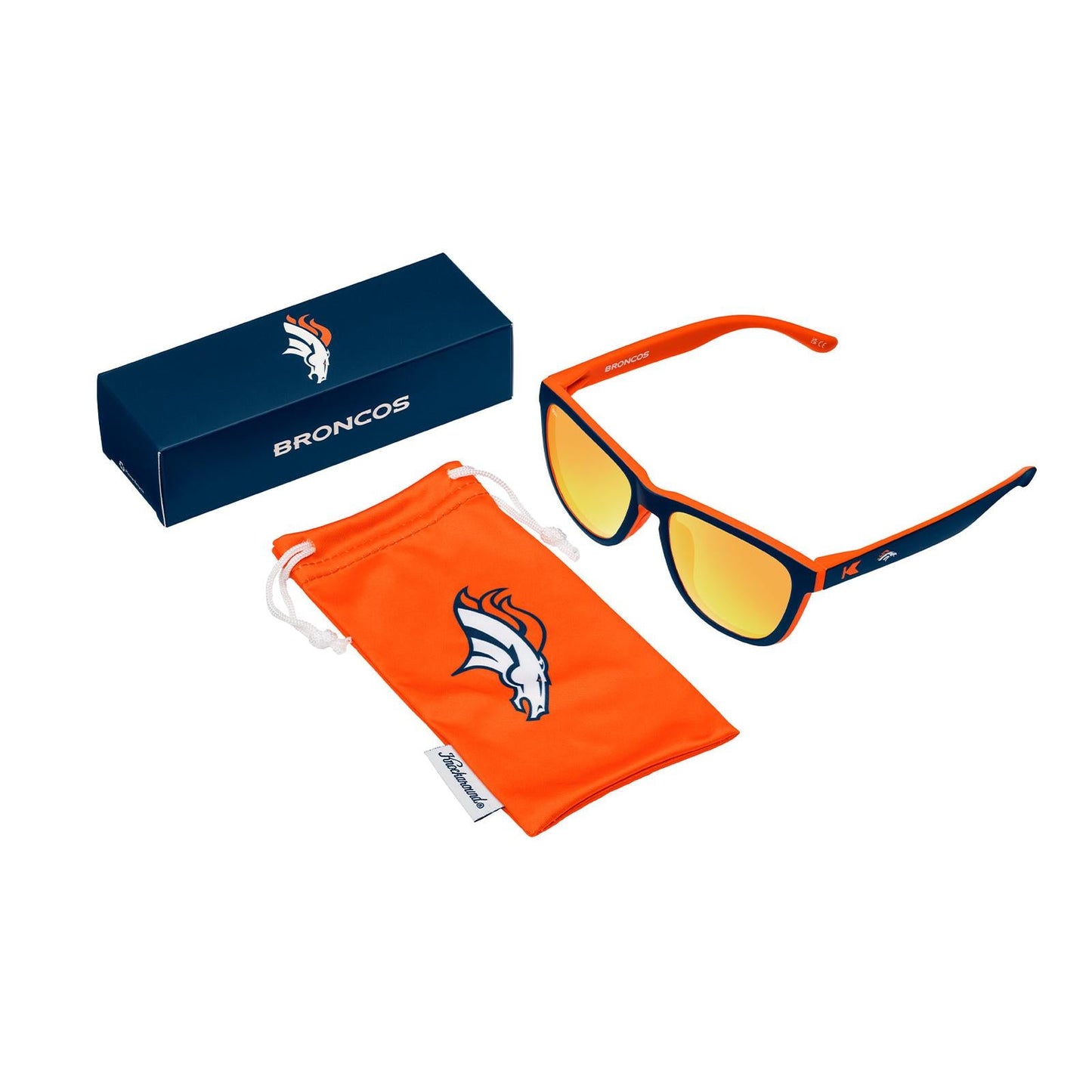 Denver Broncos Premiums Sport Officially Licensed Knockaround Sunglasses