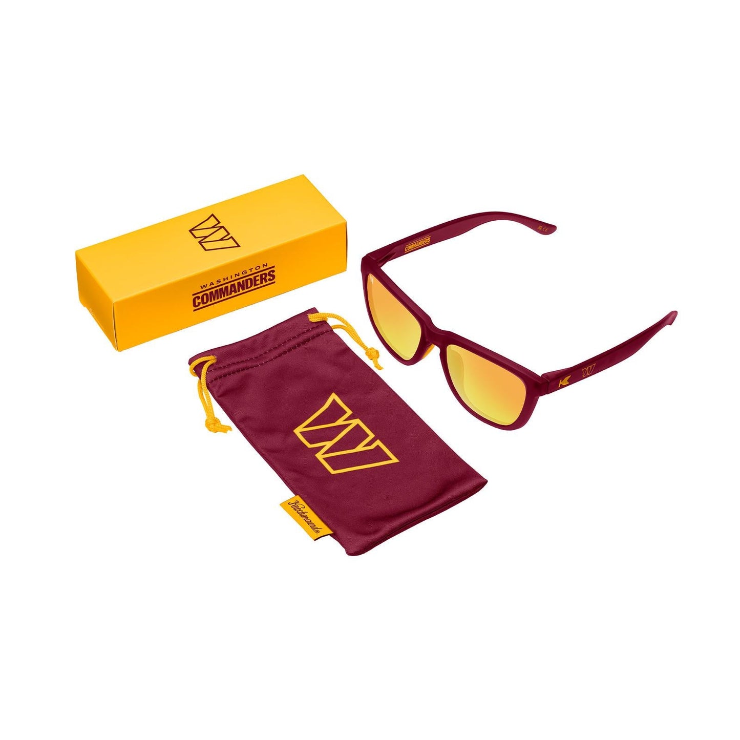 Washington Commanders Premiums Sport Officially Licensed Knockaround Sunglasses