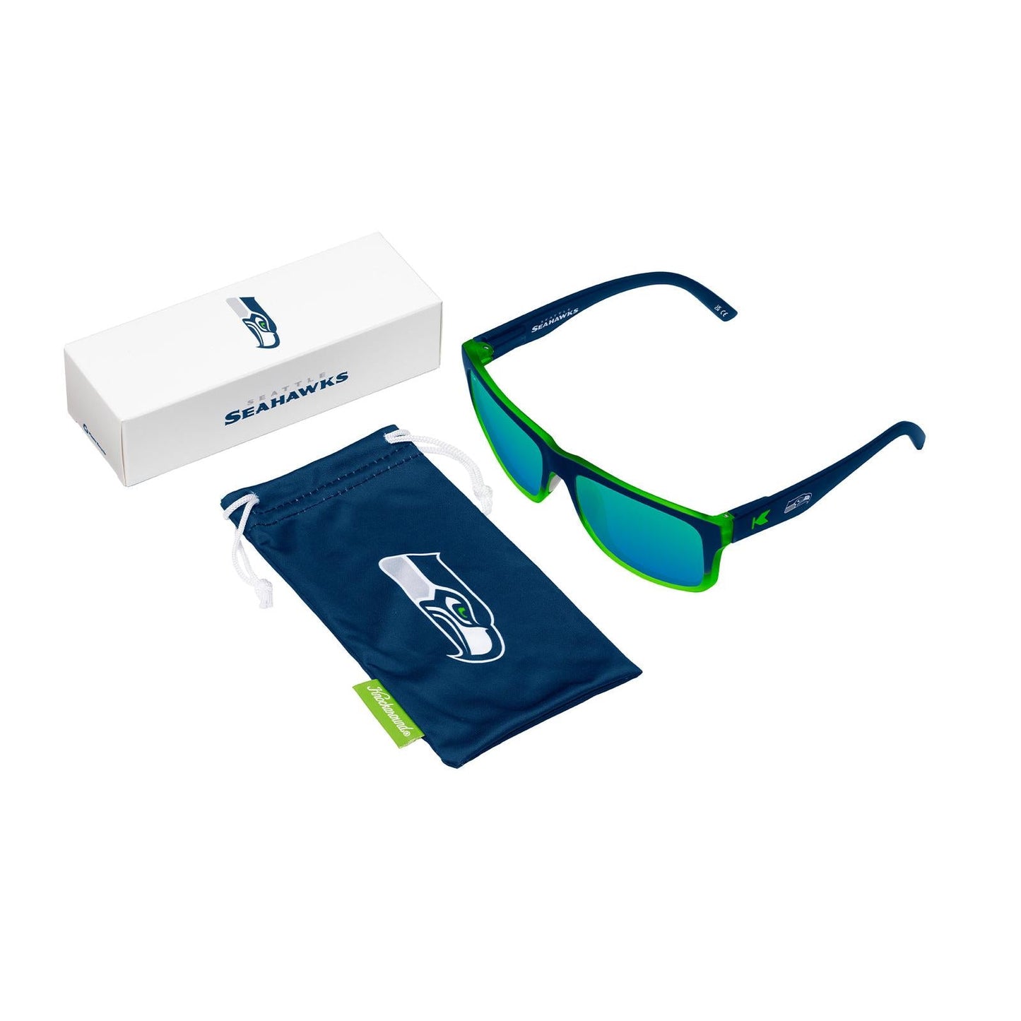 Seattle Seahawks Torrey Pines Sport Officially Licensed Knockaround Sunglasses