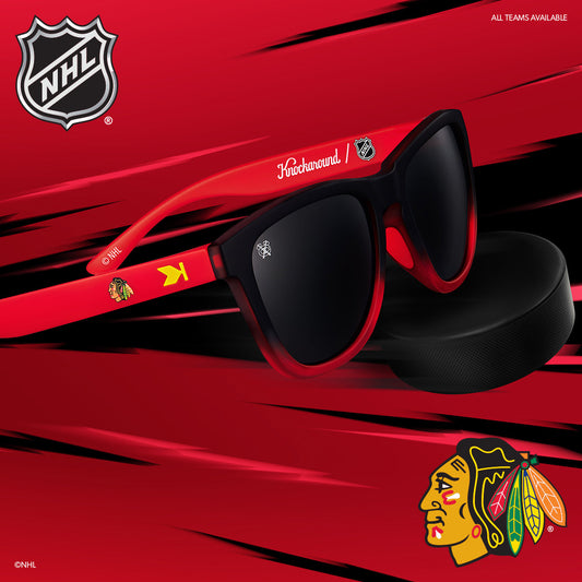 Chicago Blackhawks Officially Licensed Knockaround Sunglasses