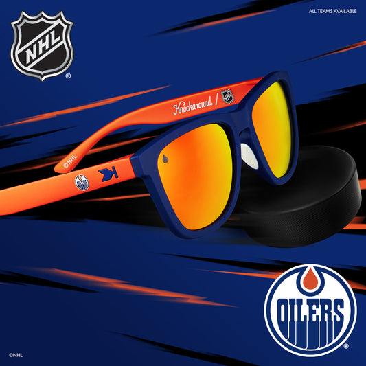 Edmonton Oilers Officially Licensed Knockaround Sunglasses