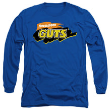 Load image into Gallery viewer, Nickelodeon Guts Guts Logo Mens Long Sleeve Shirt Royal Blue