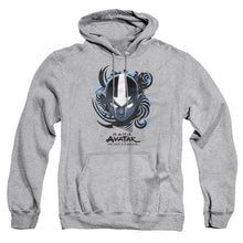 Load image into Gallery viewer, Avatar The Last Airbender Airbender Blue And Black Kanji Mens Hoodie Athletic Heather