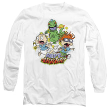 Load image into Gallery viewer, Rugrats Tommy And Chucky Rept-Ahhhhh! Mens Long Sleeve Shirt White Officially Licensed
