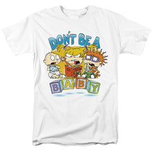 Load image into Gallery viewer, Rugrats Dont Be A Baby Blocks Mens T Shirt White