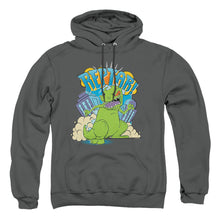 Load image into Gallery viewer, Rugrats Reptar Stomp Mens Hoodie Charcoal