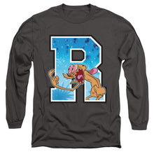 Load image into Gallery viewer, Ren And Stimpy R Is For Ren Mens Long Sleeve Shirt Charcoal