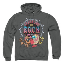 Load image into Gallery viewer, Ren And Stimpy Eediots On Tour Mens Hoodie Charcoal